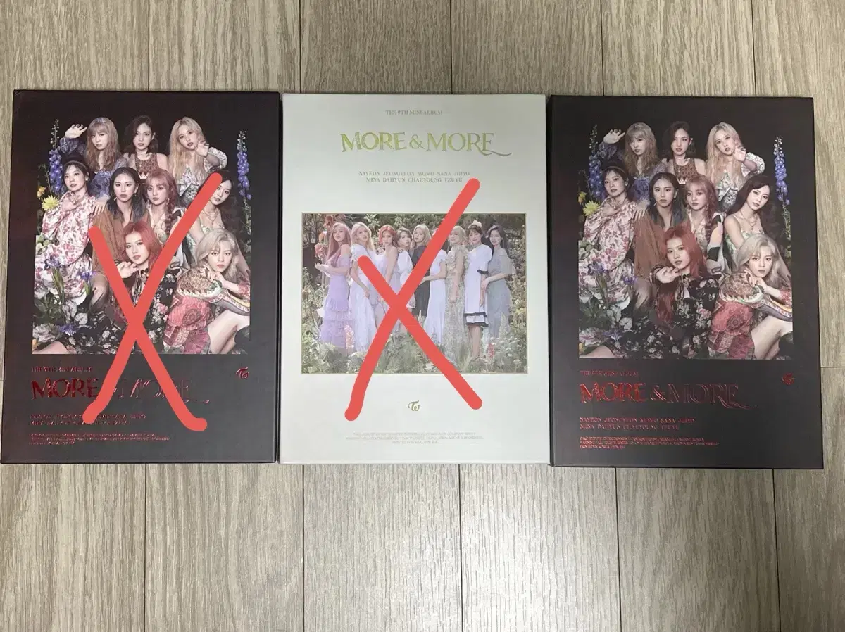 트와이스 more&more 앨범 팝니다